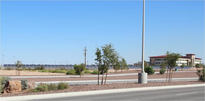 Solar installation at Fort Bliss, Courtesy Fort Bliss