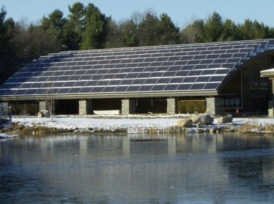 A solar installation in New York
