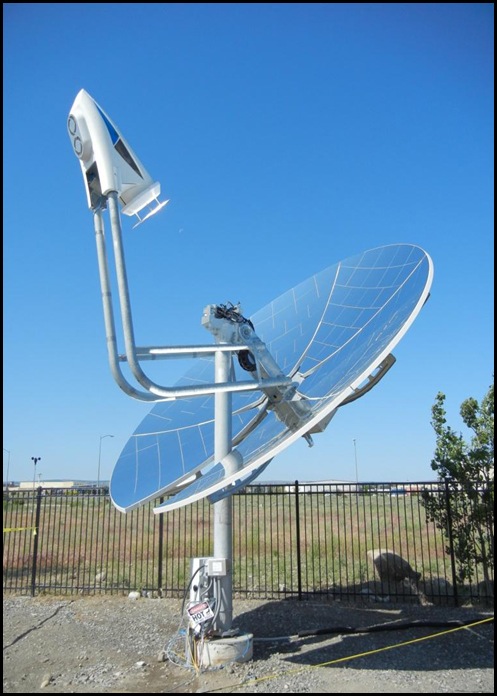 PNNL's Solar Hybrid natural gas dish
