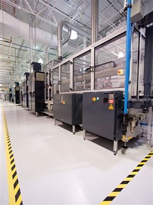 Abound Solar's manufacturing line