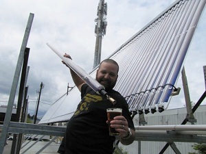 Seattle microbrewery using solar power system