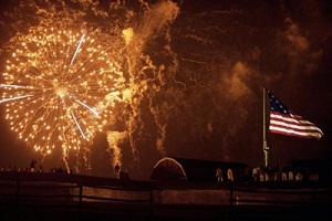 Fort McHenry National Monument using solar to light flag