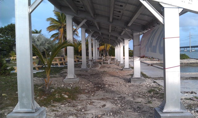 The installation on Pigeon Key, courtesy SALT