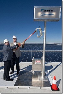 Boeing’s solar array at Dreamliner facility up and running