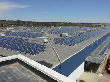 The PV array at Pinnacle. Courtesy Mosaic.