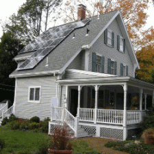 A Massachusetts home with PV