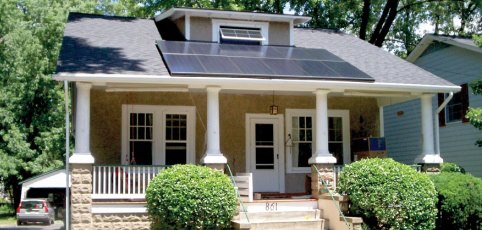 A SunPower residential installation. Courtesy SunPower's Facebook page.