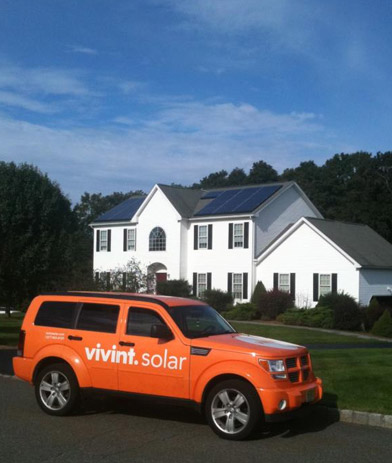 A Vivint Solar installation