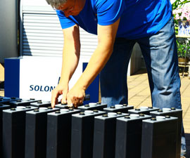 Solar energy storage in Germany