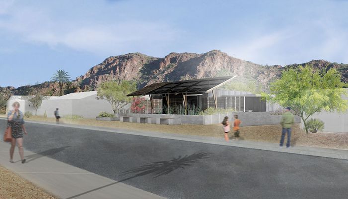 Rendering of ASU-NMU's Solar Decathlon house
