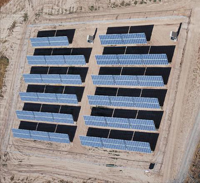 One of Green States Energy's sites in Roswell