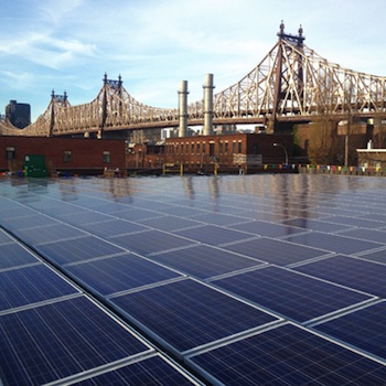 An EnterSolar installation at a Dykes Lumber store. Courtesy EnterSolar