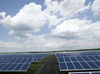 A PV farm in Germany