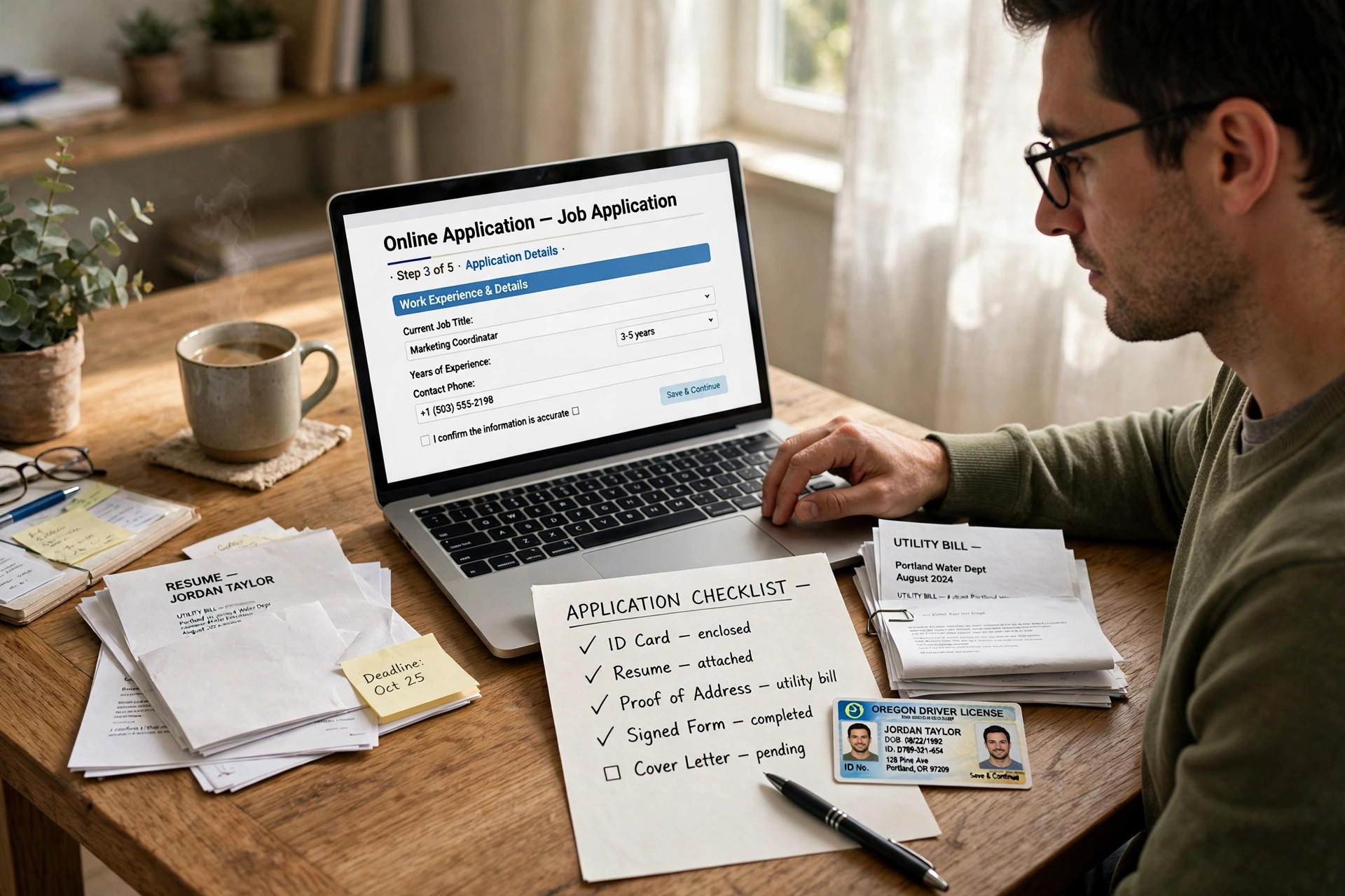 Applying online for NV Energy's Expanded Solar Access Program with documents ready
