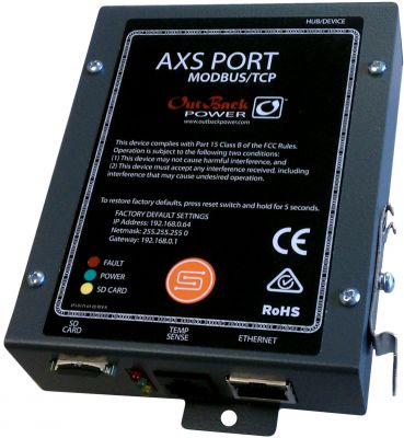 OutBack Power AXS Port Remote Controller