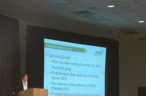 Women becoming more of a presence in solar industry 