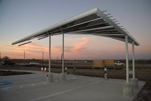 Pvilion introduces PV-powered, EV charging Solar Sail