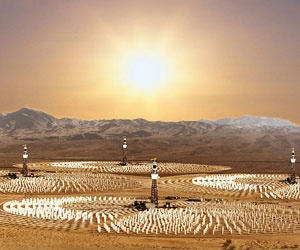 Solar Reserve building in Arizona