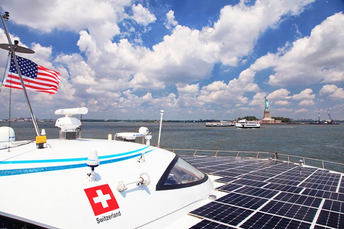 Turanor PlanetSolar docks in New York