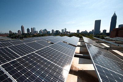 solar panels at georgia tech