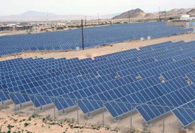 A solar installation in Chile