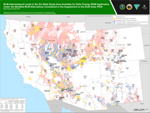 Conservation, solar groups support DOI’s proposed Solar Energy Zones