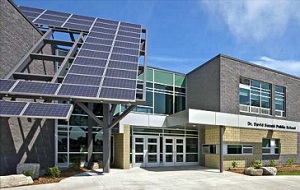 A BIPV solar installation