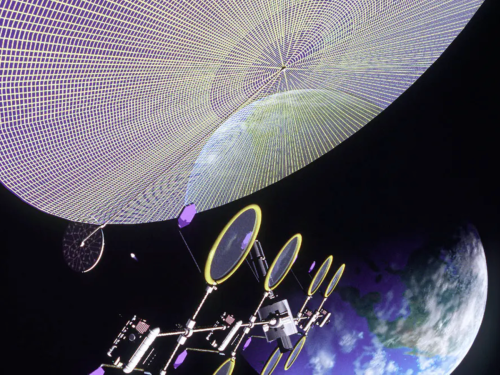 Solar Discs in Space