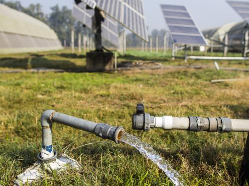 Solar Pump On Farm
