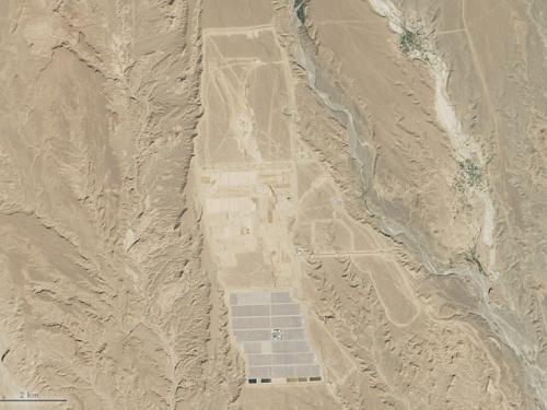 NASA image of Noor I in Morocco