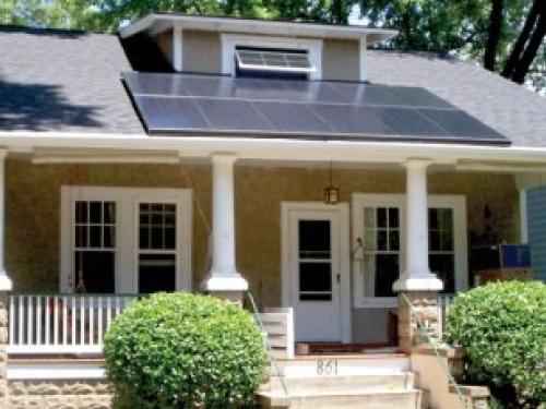 A SunPower residential installation. Courtesy SunPower's Facebook page.