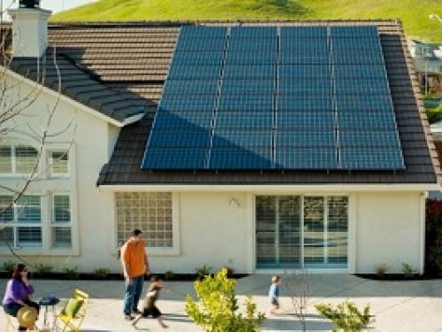 A California solar array.