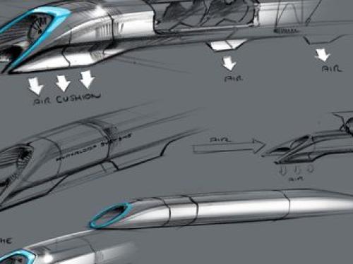 Solar powered hyperloop