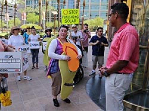 Nevada PUC ignors rooftop solar protesters
