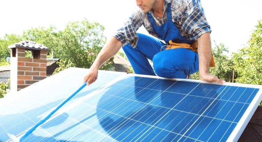 Cleaning Solar Panels