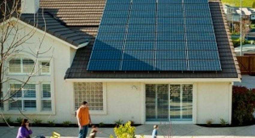 A California solar array.