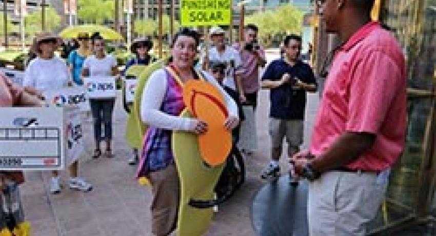 Nevada PUC ignors rooftop solar protesters