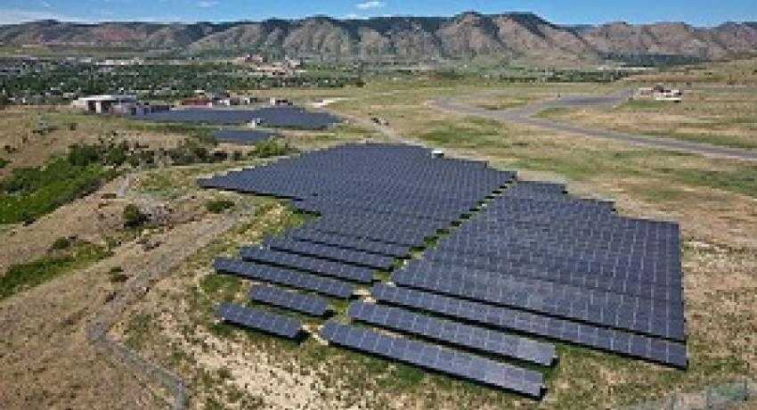 Commercial solar installation