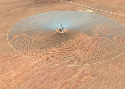 Quartsite Solar Project Rendering